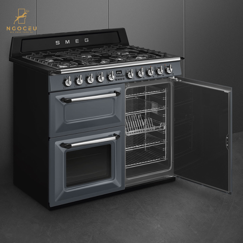 Bếp gas hỗn hợp kèm lò nướng Smeg TR103GR