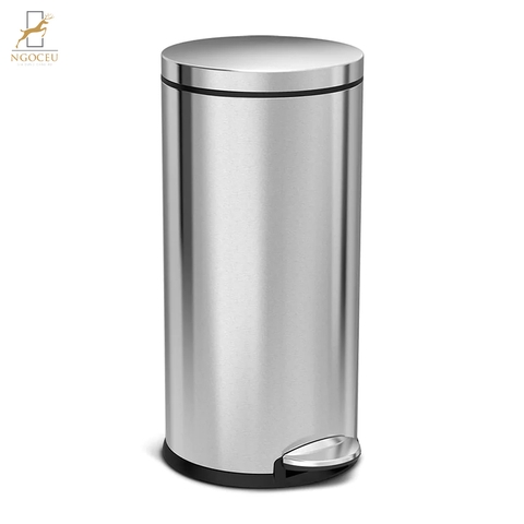 Thùng rác tròn 30L SimpleHuman trụ tròn