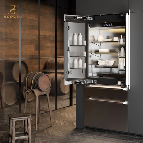 Tủ lạnh 486L âm tủ cửa kiểu Pháp Signature SKSFD3614P - 90cm
