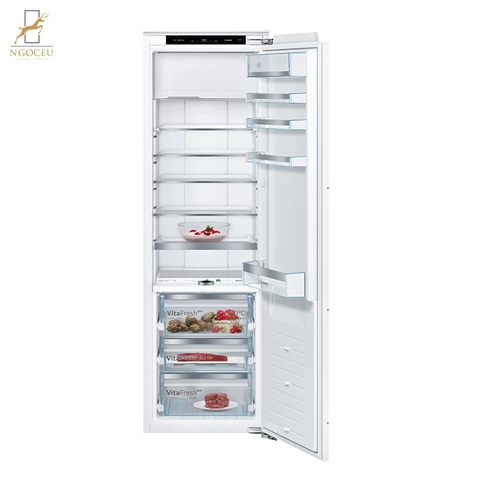 Tủ mát tích hợp tủ đông âm tủ Bosch KIF82PFF0 - Serie 8