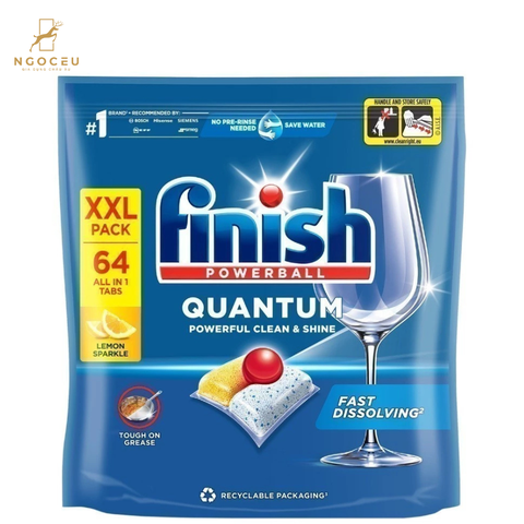 Viên rửa bát Finish Quantum - 64 viên