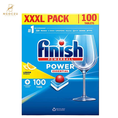 Viên rửa bát Finish Power Essential - 100 viên