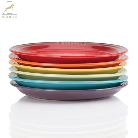 Bộ 6 đĩa gốm sứ Le Creuset 18cm