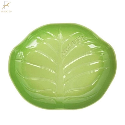 Đĩa Le Creuset hình lá - Màu Xanh