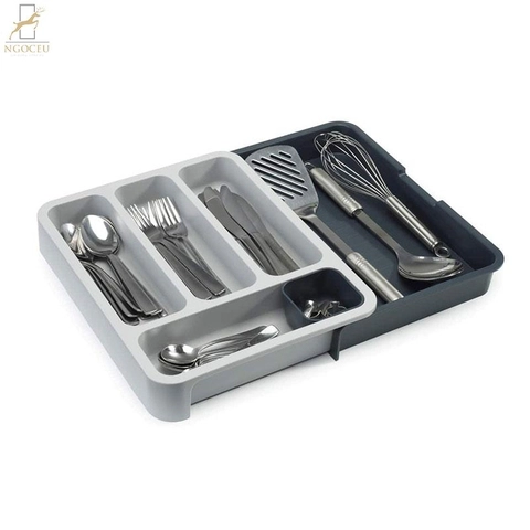 Khay chia ngăn kéo tủ bếp Joseph Joseph DrawerStore 850420 - Grey