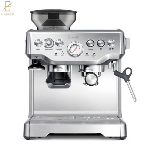 Máy pha cà phê Breville 870XL the Barista Express® - Màu Bạc