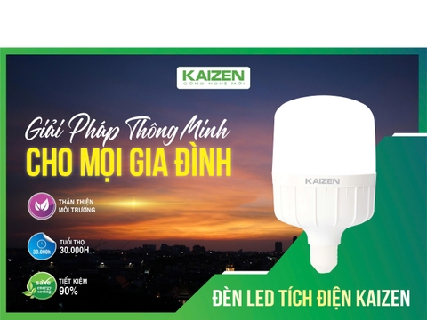 Đèn LED Tích Điện Kaizen - Giải Pháp Thông Minh Cho Mọi Gia Đình Đèn LED Tích Điện Kaizen - Giải Pháp Thông Minh Cho Mọi Gia Đình