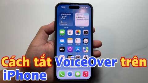 Cách tắt VoiceOver trên iPhone khi bạn lỡ bật nhầm, khó thao tác và phát ra âm thanh không mong muốn