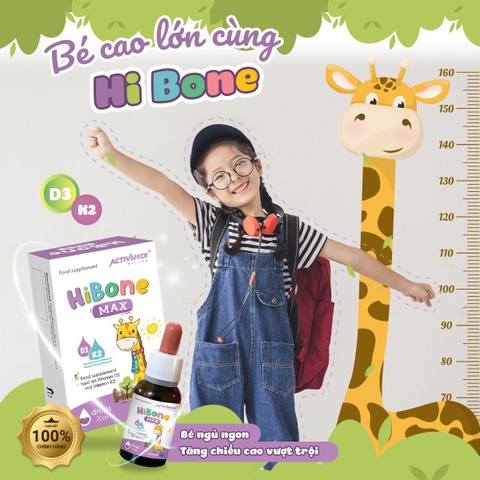 Bé cao lớn cùng Hi Bone Max