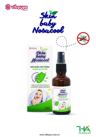 Xịt đuổi muỗi Skin baby Nosacool – Cho bé thỏa sức vui chơi