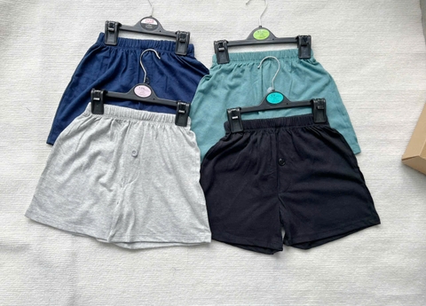 CB252-Combo 4 quần cotton 1 cúc cạp chun chất mát lịm