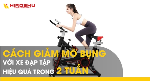 Cách giảm mỡ bụng với xe đạp tập hiệu quả trong 2 tuần
