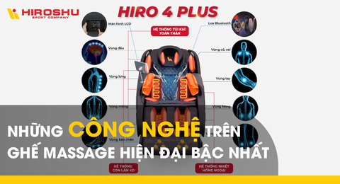 Những công nghệ trên ghế massage hiện đại bậc nhất