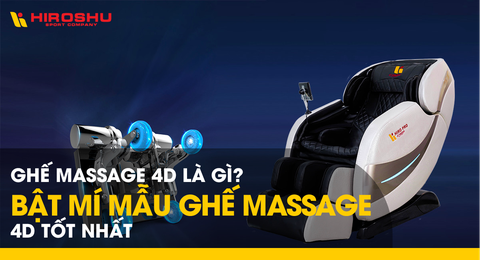 Ghế massage 4D là gì? Bật mí mẫu ghế massage 4D tốt nhất