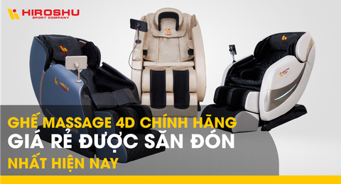 Ghế Massage 4D chính hãng giá rẻ được săn đón nhất hiện nay