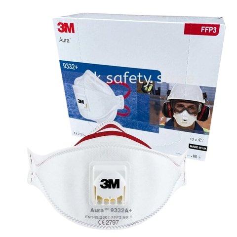 Khẩu Trang 3M 9332A+ FFP3 Tiêu Chuẩn N99 cao cấp - Hàng chính hãng 3M Khẩu Trang 3M 9332A+ FFP3 Tiêu Chuẩn N99 cao cấp - Hàng chính hãng 3M