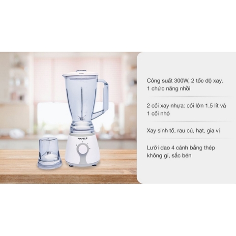 Máy Xay Sinh Tố Để Bàn Hafele HSB-0331FW 535.43.278 - 1.5 lít Máy Xay Sinh Tố Để Bàn Hafele HSB-0331FW 535.43.278 - 1.5 lít