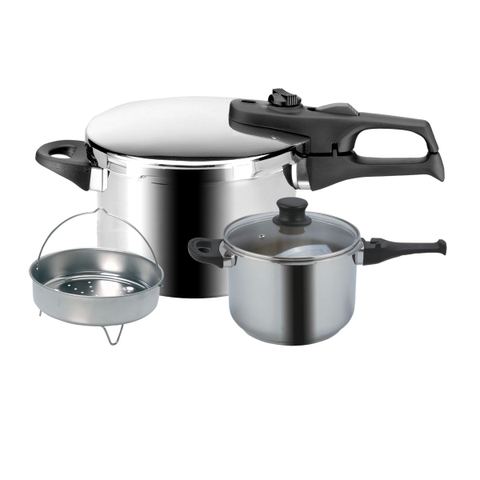Nồi Áp Suất EUROSUN PC1905-Hannover Ø22cm 6 Lít, SUS304 3 Lớp Cao Cấp Nồi Áp Suất EUROSUN PC1905-Hannover Ø22cm 6 Lít, SUS304 3 Lớp Cao Cấp
