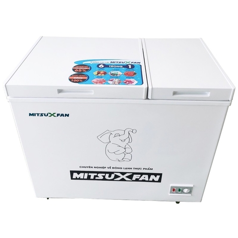 Tủ Đông+Mát MITSUXFAN MF2-288FW2 300 Lít, 02 Ngăn Cao Cấp, Inverter Tiết Kiệm Điện - Hàng Chính Hãng