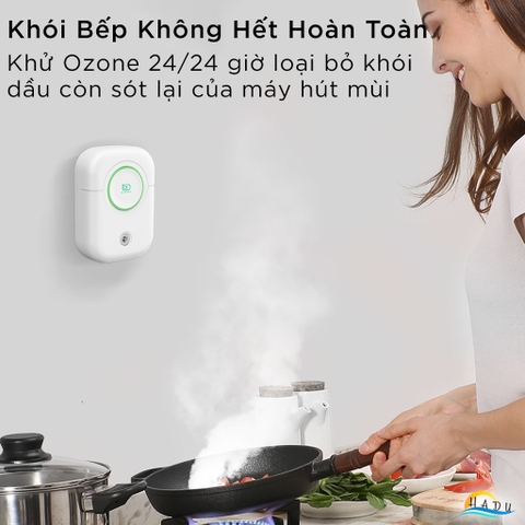 Máy Khử Mùi Nhà Vệ Sinh HADU, Công Nghệ Ozone và Ion Âm, Lọc Khí, Cho Phòng 15m²