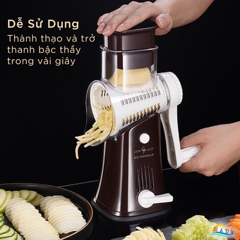 Bộ Dụng Cụ Bào Nạo Rau Củ Đa Năng, Lưỡi Dao Inox 304, Đáy Hút Chắc Chắn, Tiết Kiệm Thời Gian, Dễ Sử Dụng SSGP