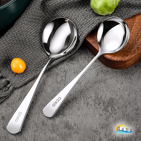 Thìa Inox 304 Cao Cấp - Đúc Nguyên Khối, Bền Bỉ, An Toàn Cho Sức Khỏe, Thiết Kế Sang Trọng CCKO