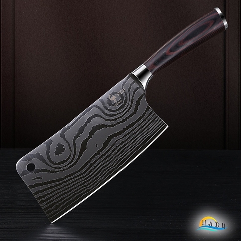 Bộ Dao Nhà Bếp Cao Cấp Inox Nhập Khẩu Đức – Độ Cứng 56HRC, Sắc Bén, Tay Cầm Gỗ Sang Trọng SSGP