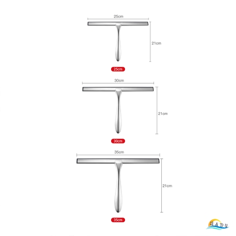 Cây Gạt Kính Cầm Tay CCKO, Thân Inox, Lưỡi Cao Su Mềm, Gạt Nước Sạch Không Vệt