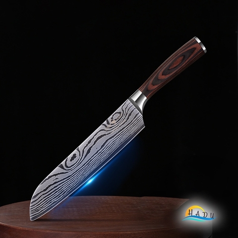 Bộ Dao Nhà Bếp Cao Cấp Inox Nhập Khẩu Đức – Độ Cứng 56HRC, Sắc Bén, Tay Cầm Gỗ Sang Trọng SSGP