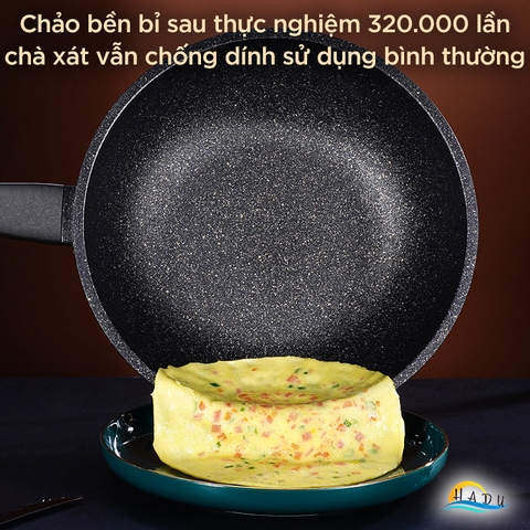 Chảo Đá Núi Lửa Bếp Từ SSGP 30cm, Chịu Nhiệt 460°C, Lòng Sâu 9.5cm, Đạt Chất Lượng LFGB Đức