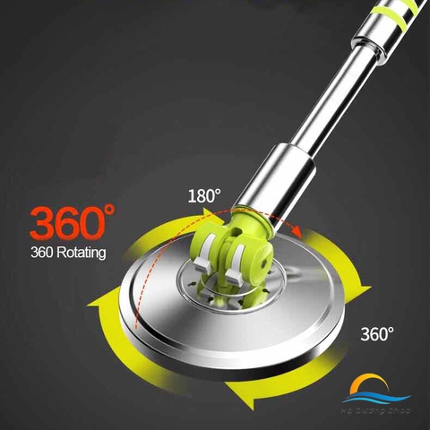 Bộ Lau Nhà 360 Thái Lan LK Smart One Bánh Xe Di Chuyển Bàn Đạp Chân Giặt Vắt Cao Cấp HADU
