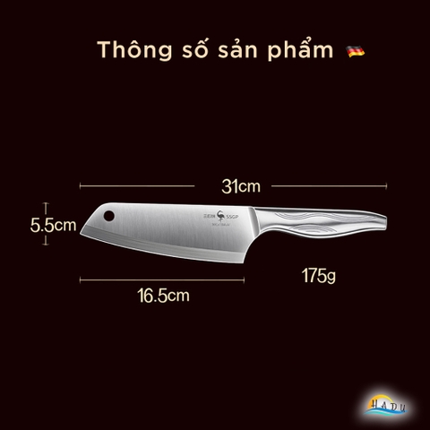 Dao Làm Bếp Cao Cấp Đa Năng Kiểu Nhật Bản Đạt Chất Lượng Đức SSGP