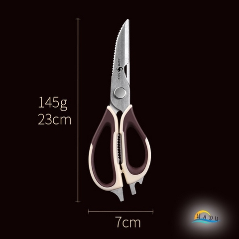 Kéo Nhà Bếp Đa Năng SSGP, Inox 304, Cắt Gà, Cắt Xương, Mở Nắp Chai, Dài 23cm, Đạt Chất Lượng LFGB Đức