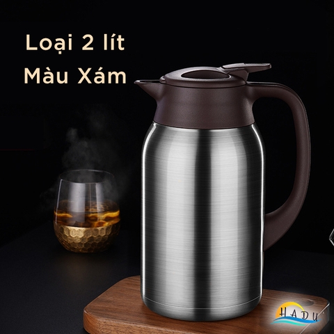 Bình Thủy Giữ Nhiệt SSGP 2L, Lõi Inox 316L, Giữ Nóng 50 Giờ, Vòi Chống Tràn, Đạt Chất Lượng LFGB Đức