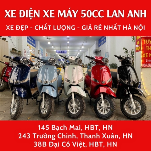 Xe ga 50cc Ally A1 đèn Led kim cương