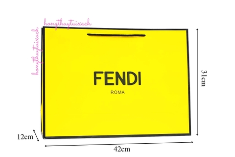 Túi Giấy Fendi Size Lớn 42cm