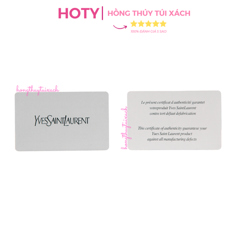 Thẻ Ysl Card Ysl