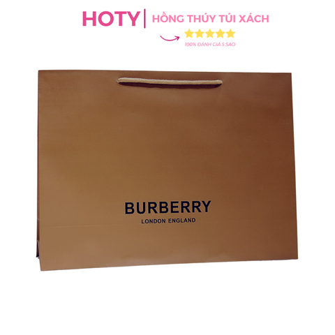 Túi Giấy Burberry Nâu Vip Size Lớn 42cm