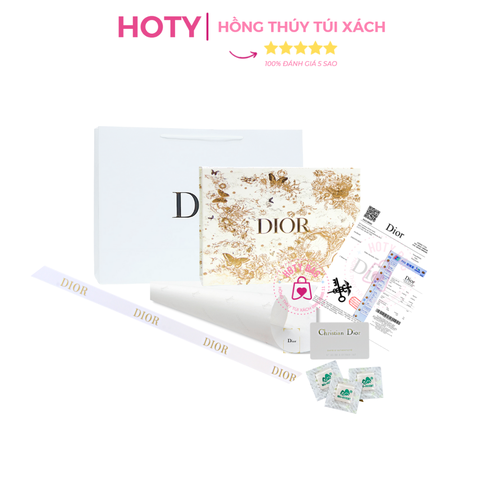 Combo Hộp Dior Gold + Túi Trắng + Sao 38cm