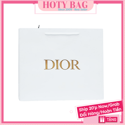 Túi Giấy Dior Trắng Size Trung 32cm