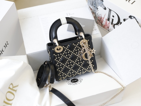 Túi Dior Laddy Đính Ngôi Sao SP Size 17cm Có 2 hộp