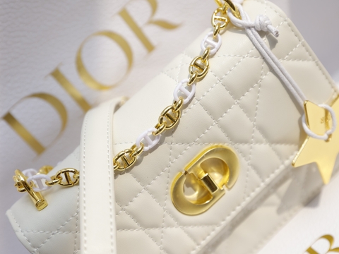 Túi Dior Caro mini Khóa Vàng Size 19cm Có 2 hộp