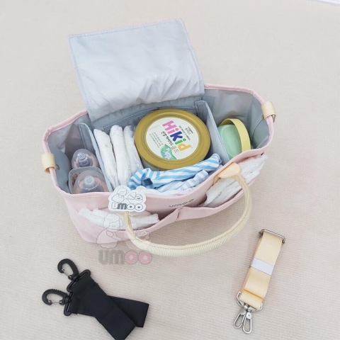 Túi xách bỉm sữa Umoo đa năng phong cách Hàn Quốc