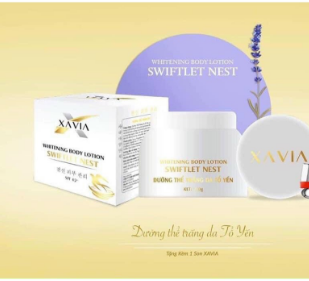 FIX Kem Body Xavia Whitening Body Lotion Swiftlet Nest 250g chính hãng