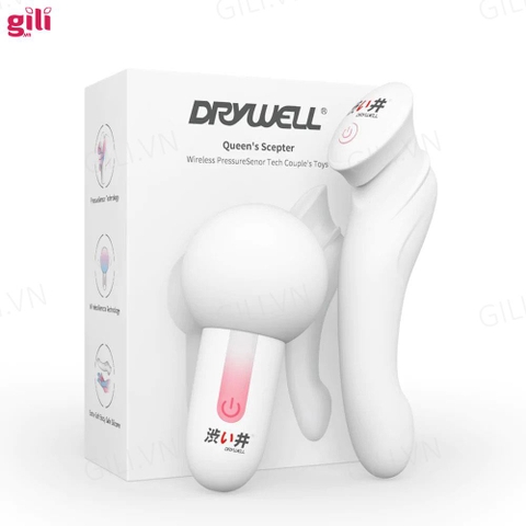 Chày rung massage âm đạo Drywell Queen’s Scepter chính hãng