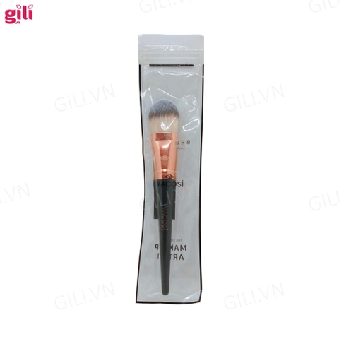 FIX Cọ tán nền đầu dẹp bản to Vacosi Foundation Brush - F03 chính hãng