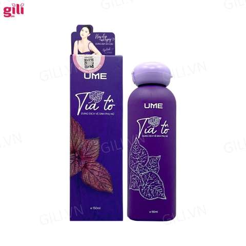 Dung dịch vệ sinh phụ nữ Ume Tía Tô 150ml chính hãng