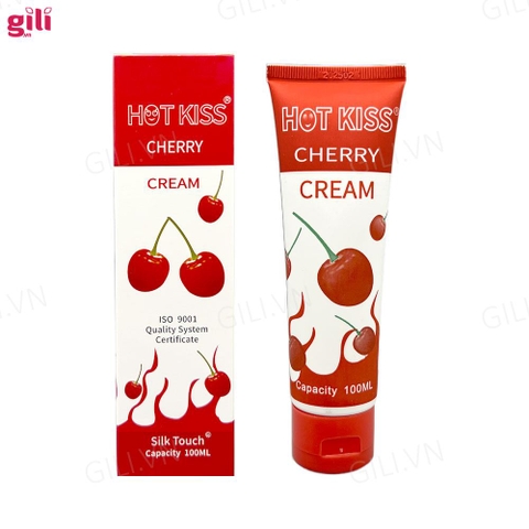 Gel bôi trơn hương cherry Hot Kiss Cherry 100ml chính hãng