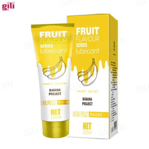 Gel bôi trơn Olo Sweet Secret Fruit Flavour hương chuối 120ml chính hãng