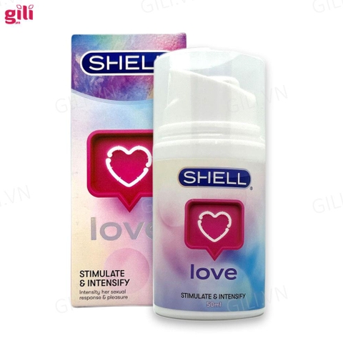 Gel bôi trơn tăng khoái cảm nữ Shell Love 50ml chính hãng